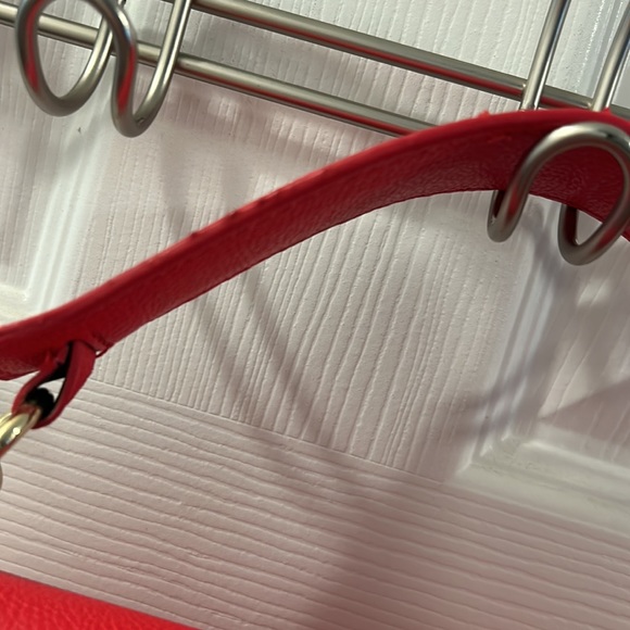 Betsy Johnson Red Animal Print Bow Satchel - Picture 13 of 14